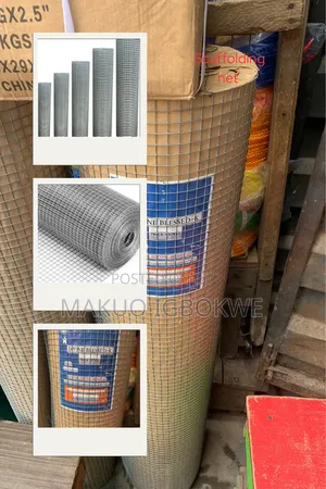Galvanised Welded Wire Mesh Netting [1/2*1/2 Width -1.2m Length - 24m]