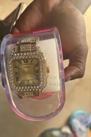 Cartier Iced Watch With Case