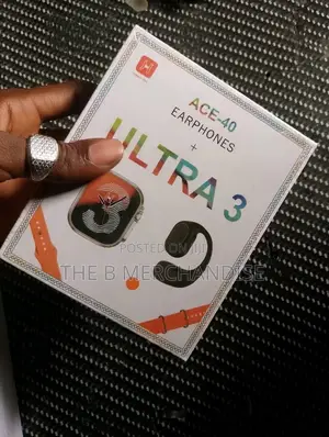 Ace 40 Ultra 3 Smartwatch + Earbuds