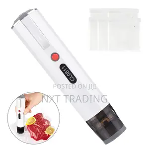 Handheld Electric Vacuum Sealer Cl0811 – Portable 2-in-1 Food Saver 