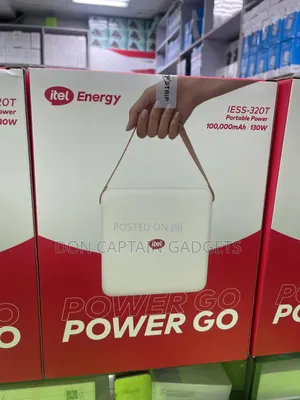 Itel Power Go 100000mah / 130w Iess-320t Portable Power Station