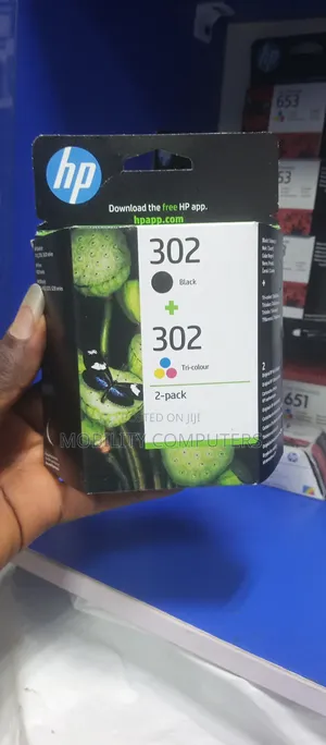 Original HP 302 Ink Cartridge Combo Pack.