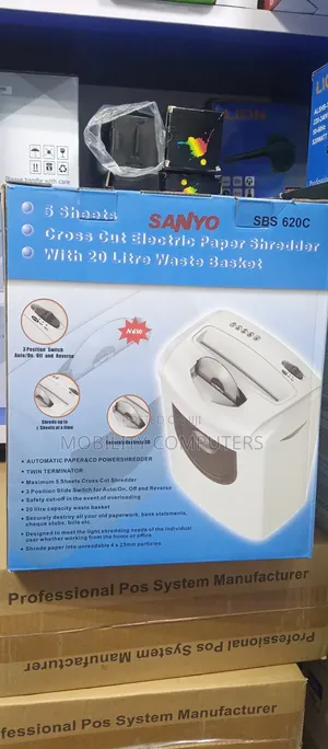 Sanyo SBS--620 Electric Paper Shredder