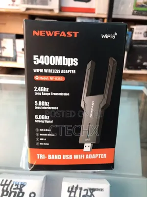 5400mbps Usb3.0 Wifi Dongle Wireless Adapter Tri-band 6ghz/5ghz/2.4ghz