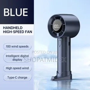 Portable Handheld Fan Speed(1-100) Adjustable Turbo Mini Fan