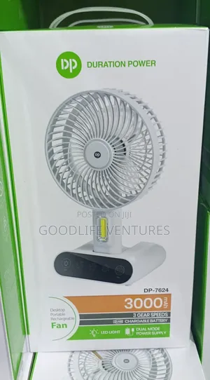 Desktop Portable Rechargeable Fan