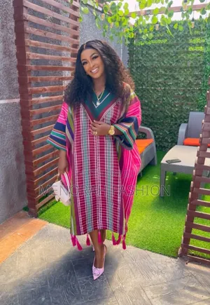 Luxury Aso Oke Dress With Tassels