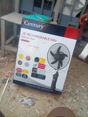 Original Century 18 Inches Rechargeable Fan With Strong Airflow