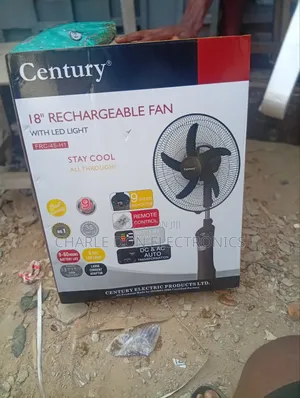 Century 18” Rechargeable Fan – Reliable Cooling During Power Outage