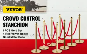 Queue/Crowd/ Control Stanchion / Exhibition Barrier With Rope.