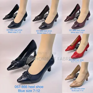 Elegant Ladies Office Shoes – Heels, Flats Wedges (Sizes 7–12)