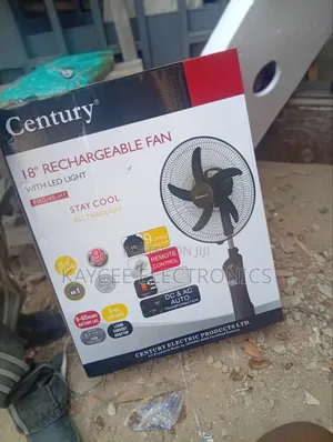 Century 18” Rechargeable Fan – Perfect for Nepa Generator Backup
