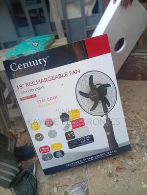Long-Lasting Century 18 Inches Rechargeable Fan – Original Product