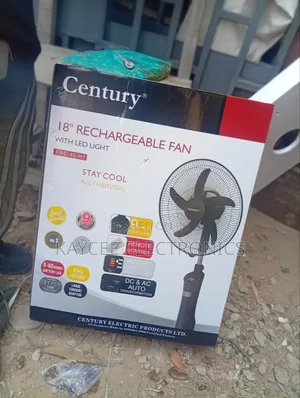 Century 18 Inches Rechargeable Fan – Stay Cool Without Electricity