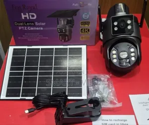 Dual Lenses CCTV Solar Cameras 4g Enabled