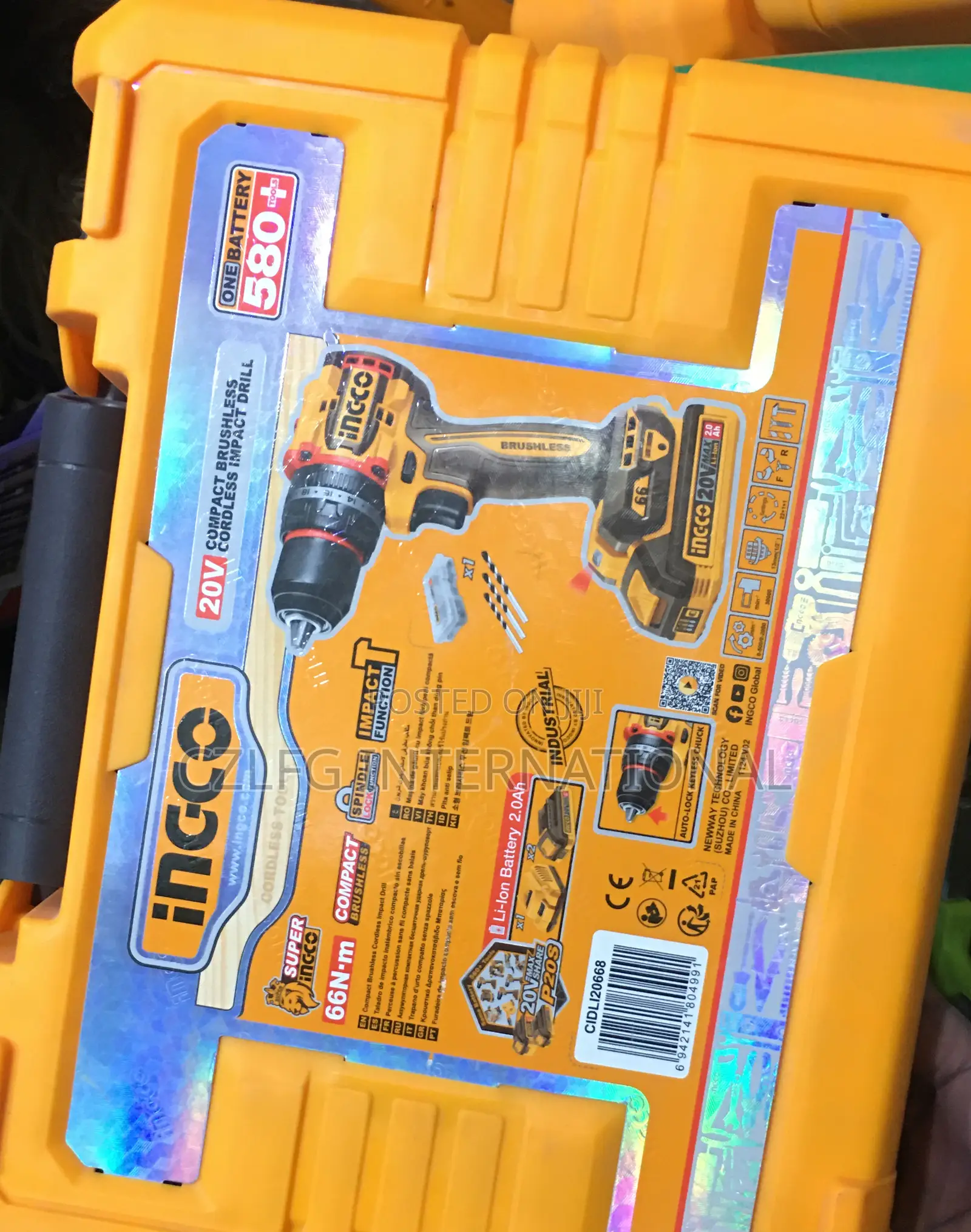 Compact Brushless Cordless Impact Drill