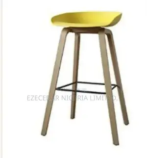 Bar Stool With Wooden Legs