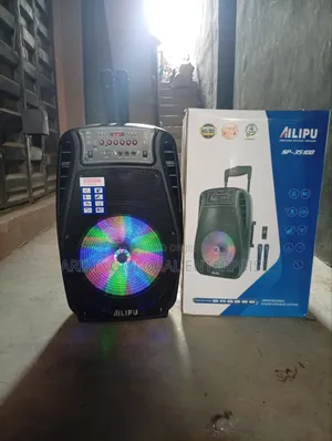 Pa System Built-in Led Lighting and a Trolley Handle for Portability.