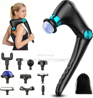 Folding Massage Gun With Heat Cold Therapy, Back Deep Tissue Massg