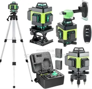 16 Lines 4d/3d Self-Leveling Laser Level Distance Meter With Tripod
