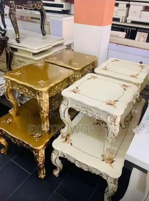 Exotic Center Table and Side Stool