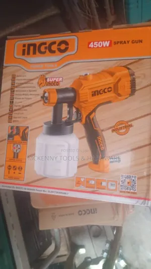 Ingco 450w Electric Spray Gun, Model Spg3508.