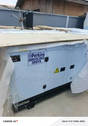 Soundproof 30kva Generator With Perkins Engine