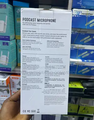Podcast Microphone for Podcasting, Home Recording and Gaming Usb