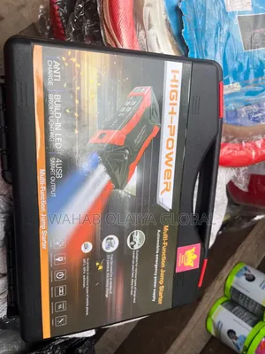 4-in-1 Car Jump Starter Power Bank With Led Light