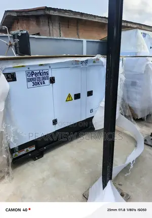 Perkins 30kva Generator With Sound Canopy