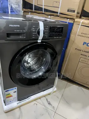Functional Polystar 6kg Front Load Washing Machine Black [Pv-Twd7.1gl]