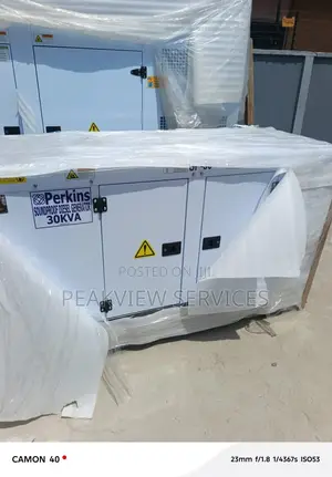 Perkins 30kva Fully Enclosed Generator