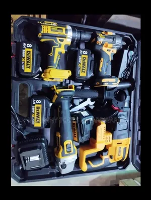 Dewalt 4-in-1 Cordless Power Tool Combo Kit.