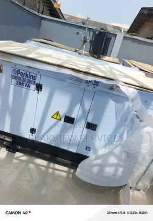 Perkins Powered Silent 30kva Generator
