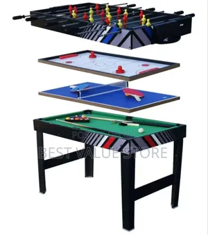 4in1 4ft Soccer, Snooker, Tennis and Hockey Game