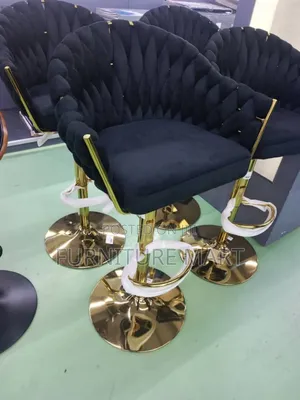 Fabric And Leather Bar Stools