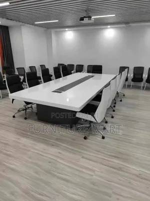 White Executive 12 Seater Conference Table