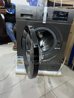 Contemporary Polystar 6kg Front Load Washing Machine Black-Pv-Twd7.1gl