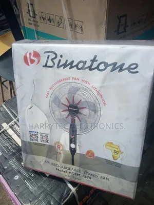 Binatone Rechargeable Fan 18 With 2 Years Warranty