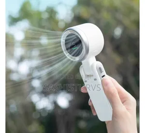 Rechargeable Hand Fan With Led Display