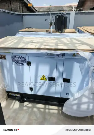 Original Perkins 30kva Quiet Diesel Generator
