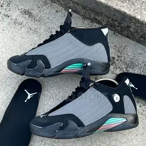 Original Air Jordan 14 Particle Grey Sneakers