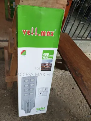 (Vellmax Product) 400watt Industrial Street Solar Lights