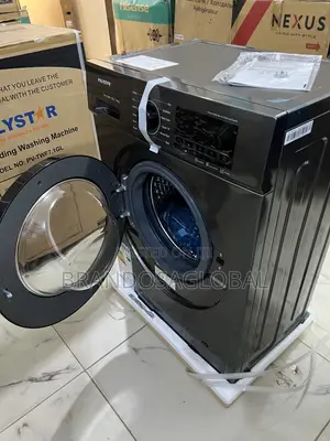 Clean-Finish Polystar 6kg Black Front Load Washer [Pv-Twd7.1gl]