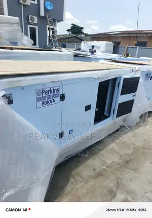 Perkins Powered 80kva Enclosed Generator
