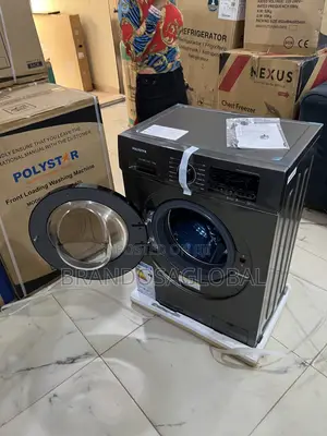 Structured Polystar 6kg Black Front Load Washing Machine [Pv-Twd7.1gl]