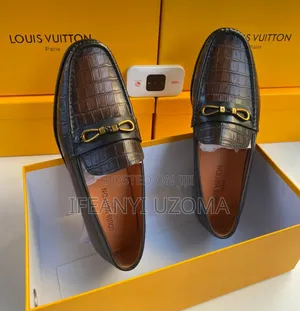 Louis Vuitton Classic Leather Men Shoe