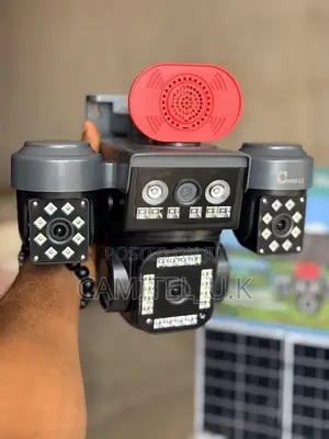 Hi-Easy 4-Lens PTZ Solar Energy Alert Security Camera