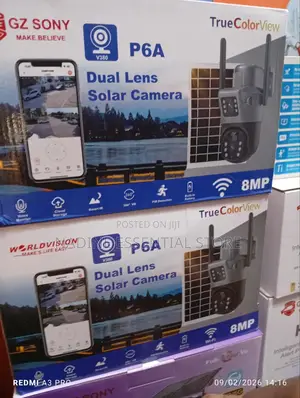 Dual Lens Solar Wifi Camera
