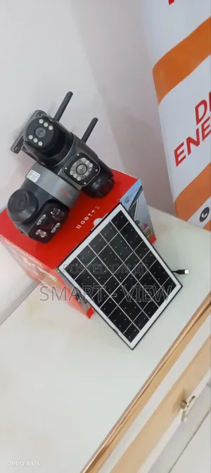 Solar CCTV Camera Triple Lenses 4g Sim Enabled